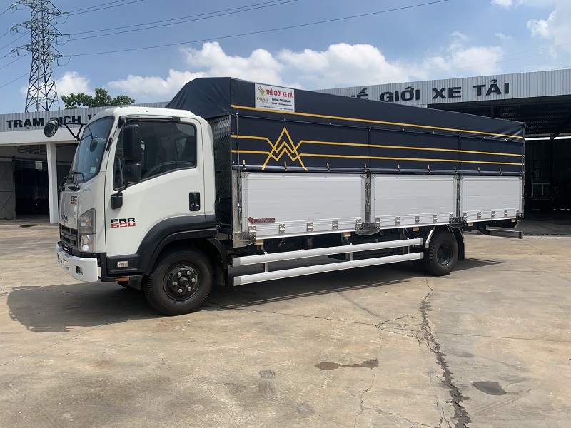 Isuzu frr650 bửng nhôm