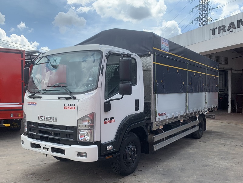 Isuzu frr650 bửng nhôm