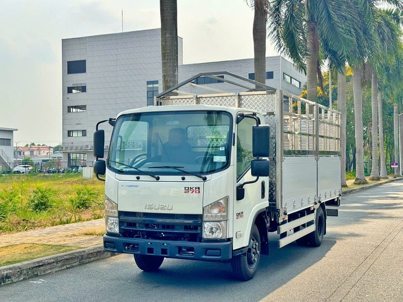 Xe tải isuzu 2t4 bửng nhôm