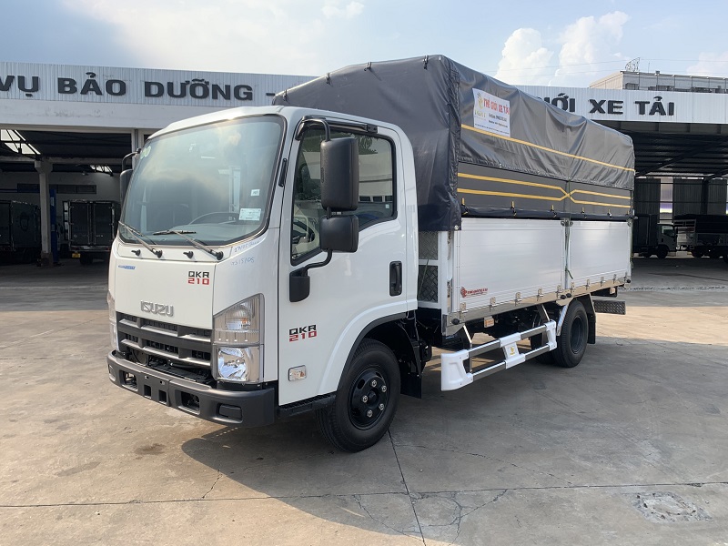 Xe Tải Isuzu Qkr210 1t9 Mui Bạt Bửng Nhôm