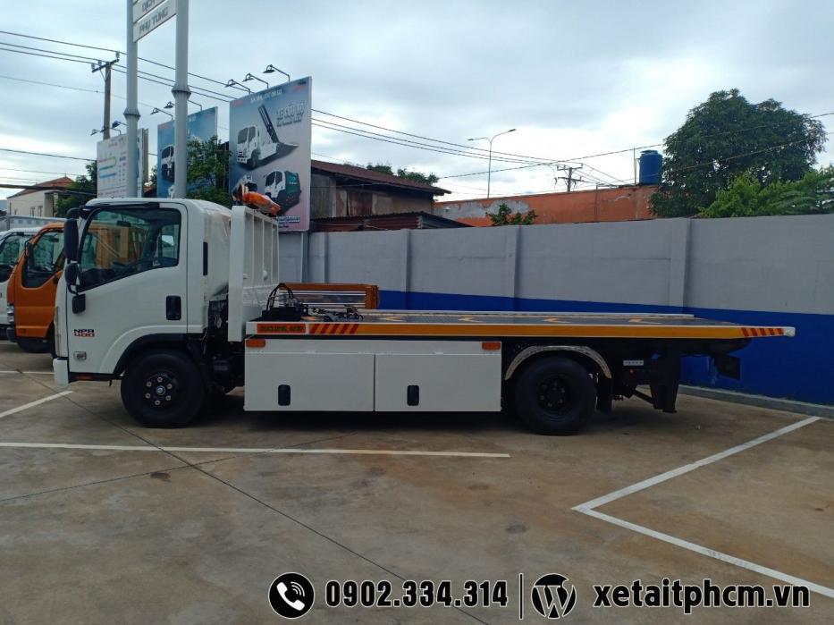 Xe tải isuzu npr400 thùng xe chở xe