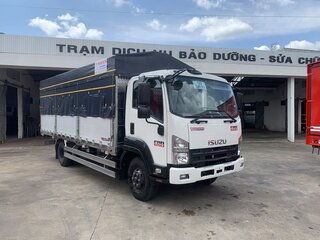 Xe Tải Isuzu FRR650 | Isuzu 6t6 Thùng Mui Bạt Bửng Nhôm Dài 5m8